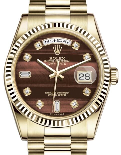 Rolex Day-Date 36 36 mm 118238BEDP Yellow Gold Bull's Eye