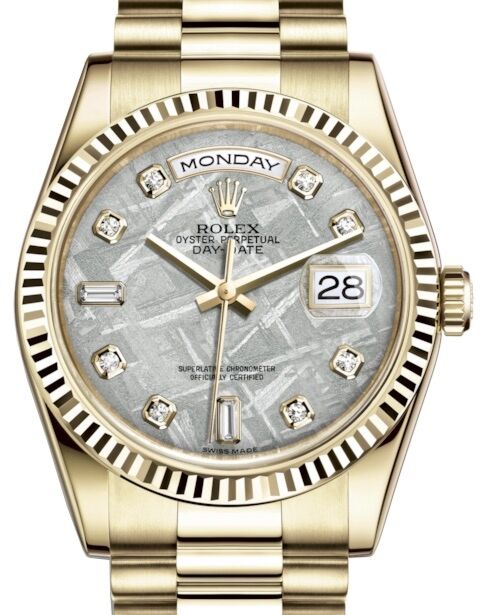 Rolex Day-Date 36 36 mm 118238MDP Yellow Gold Meteorite