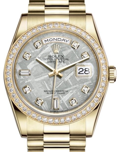 Rolex Day-Date 36 36 mm 118348MDP Yellow Gold/Diamonds Meteorite