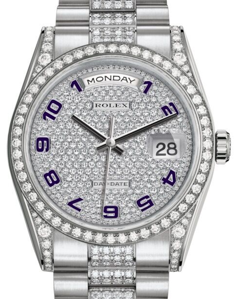 Rolex Day-Date 36 36 mm 118389DPADP White Gold/Diamonds Diamond Pave