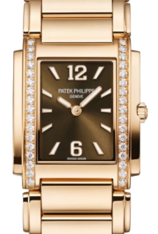 Patek Philippe Twenty~4 40 mm 4910/1201R-001 Rose Gold Brown