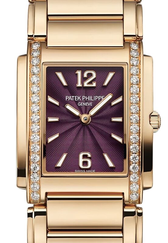 Patek Philippe Twenty~4 40 mm 4910/1201R-010 Rose Gold/Diamonds Purple