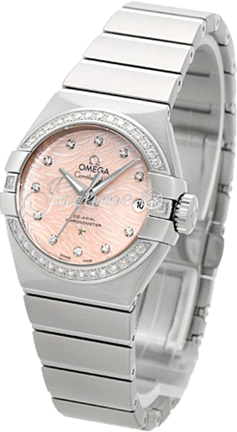 OMEGA 123.15.27.20.57.002 CONSTELLATION CO-AXIAL 27mm STEEL - BRAND NEW