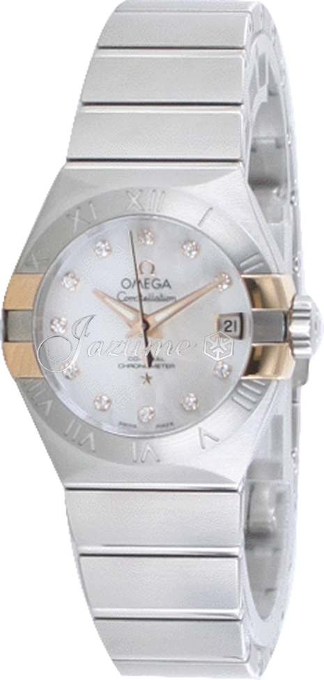 OMEGA 123.20.27.20.55.004 CONSTELLATION CO-AXIAL 27mm STEEL AND RED GOLD - BRAND NEW