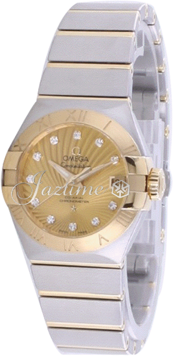 OMEGA 123.20.27.20.58.001 CONSTELLATION CO-AXIAL 27mm STEEL AND YELLOW GOLD - BRAND NEW