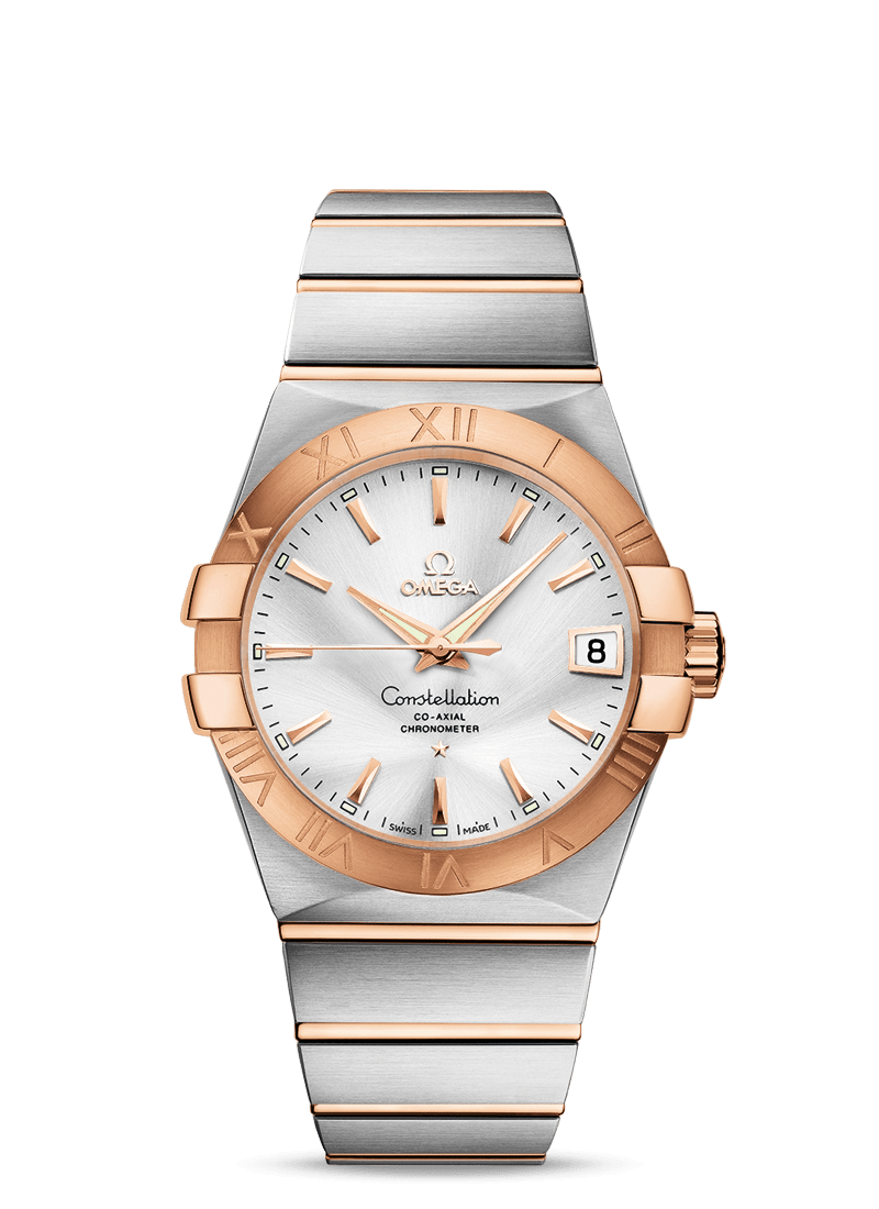 OMEGA 123.25.31.20.53.001 CONSTELLATION CO-AXIAL 31mm STEEL AND RED GOLD BRAND - BRAND NEW