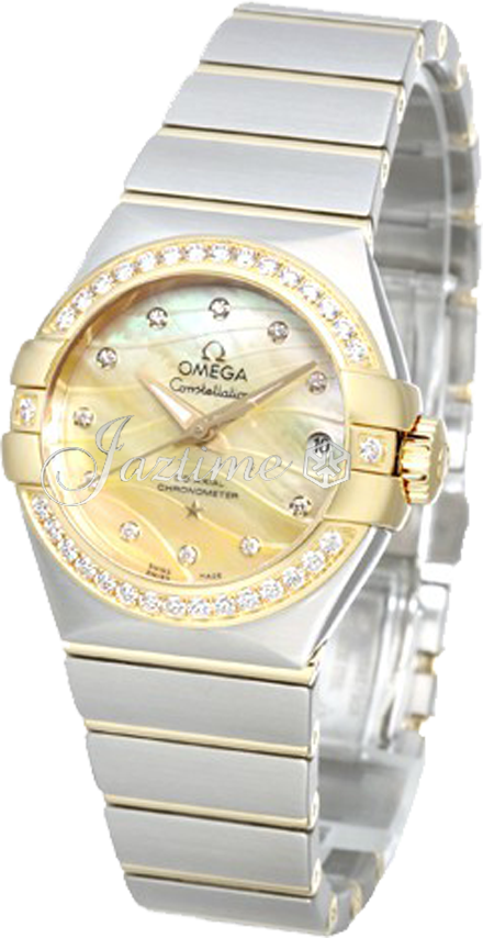 OMEGA 123.25.27.20.57.002 CONSTELLATION CO-AXIAL 27mm STEEL AND YELLOW GOLD - BRAND NEW