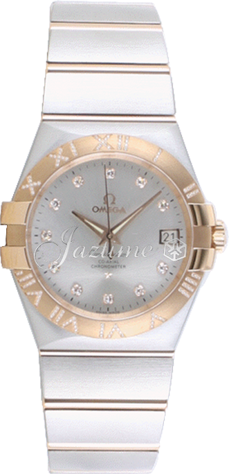 OMEGA 123.25.35.20.52.003 CONSTELLATION CO-AXIAL 35mm STEEL AND GOLD - BRAND NEW