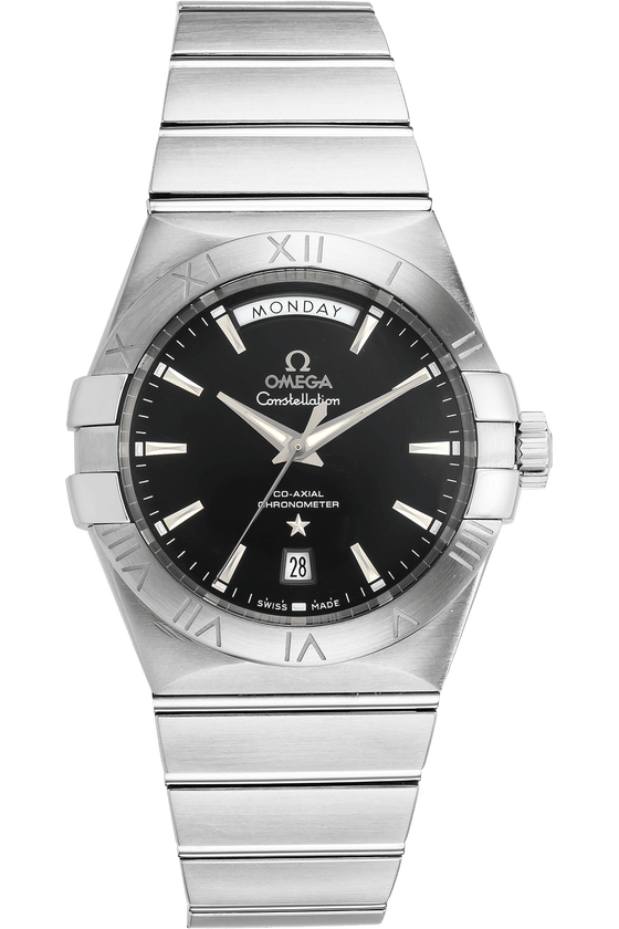 OMEGA 123.10.38.22.01.001 CONSTELLATION CO-AXIAL DAY-DATE 38mm STEEL BRAND NEW