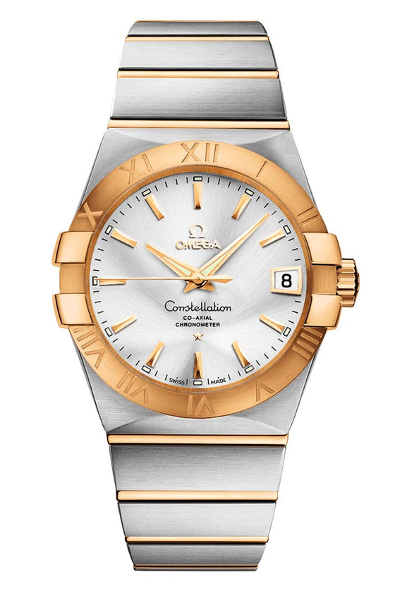 OMEGA 123.25.35.20.52.002 CONSTELLATION CO-AXIAL 35mm STEEL AND YELLOW GOLD - BRAND NEW