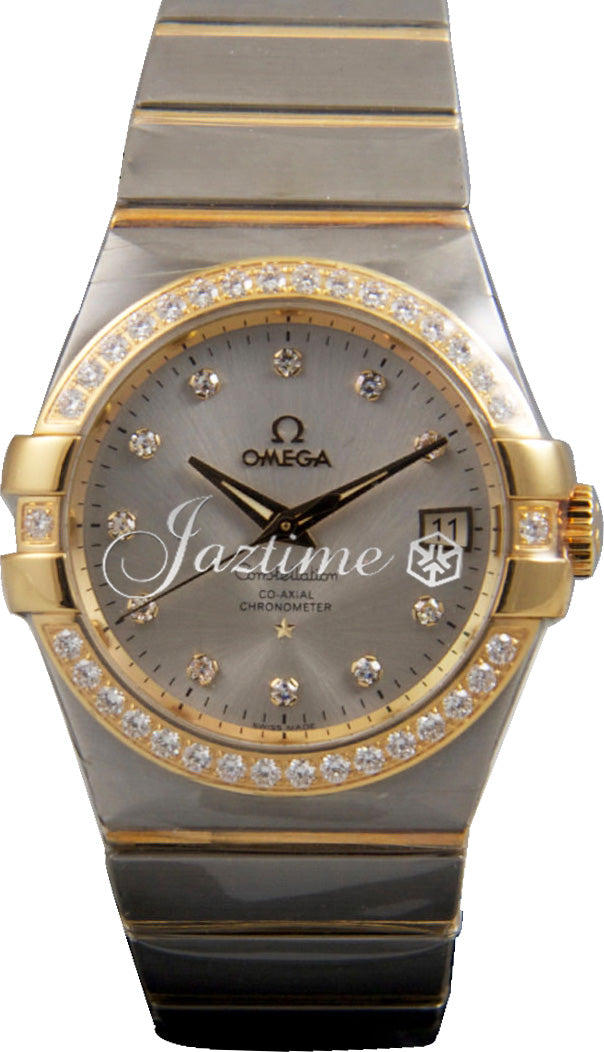 OMEGA 123.25.35.20.52.002 CONSTELLATION CO-AXIAL 35mm STEEL AND YELLOW GOLD - BRAND NEW