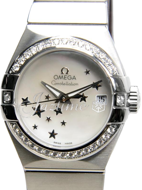 OMEGA 123.15.27.20.05.001 CONSTELLATION CO-AXIAL 27mm STEEL - BRAND NEW