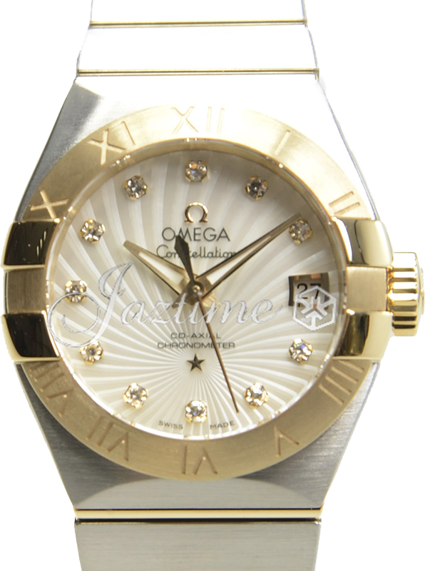 OMEGA 123.20.27.20.55.002 CONSTELLATION CO-AXIAL 27mm STEEL AND YELLOW GOLD - BRAND NEW