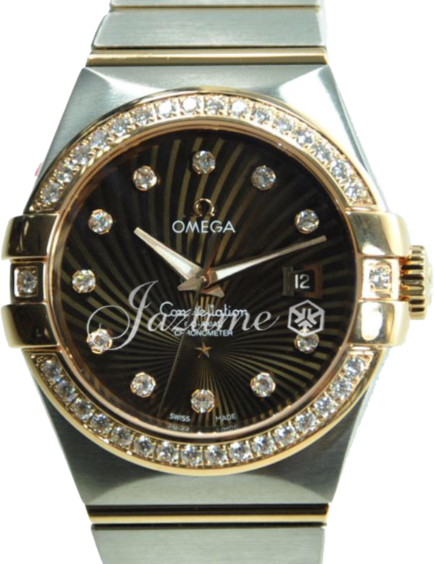 OMEGA 123.25.31.20.63.001 CONSTELLATION CO-AXIAL 31mm STEEL AND RED GOLD - BRAND NEW