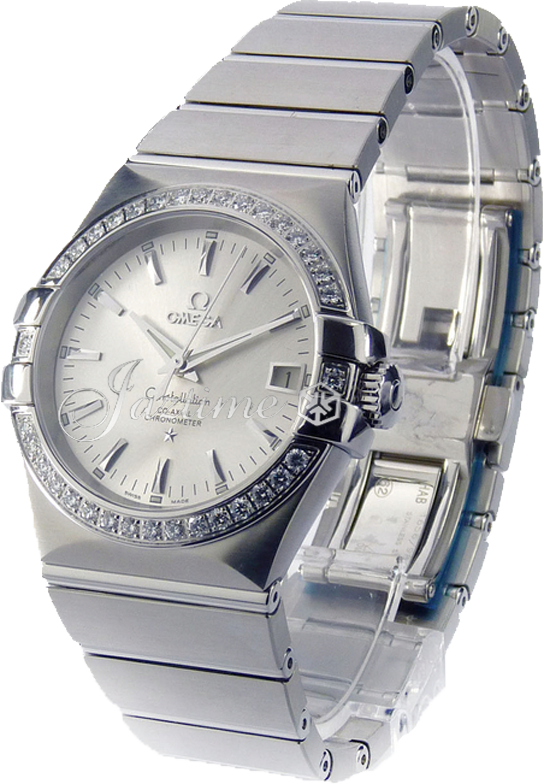 OMEGA 123.15.35.20.02.001 CONSTELLATION CO-AXIAL 35mm STEEL - BRAND NEW