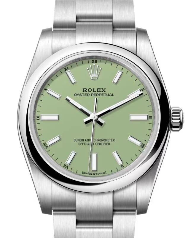 Rolex Oyster Perpetual 34 mm 124200PIS Steel Luminous