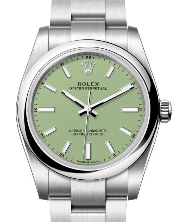 Rolex Oyster Perpetual 34 mm 124200PIS Steel Luminous
