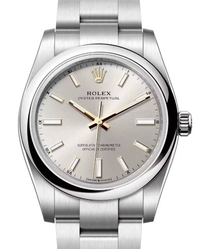 Rolex Oyster Perpetual 34 mm 124200SSO Steel Luminous