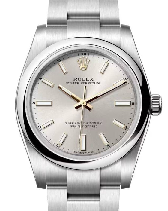 Rolex Oyster Perpetual 34 mm 124200SSO Steel Luminous