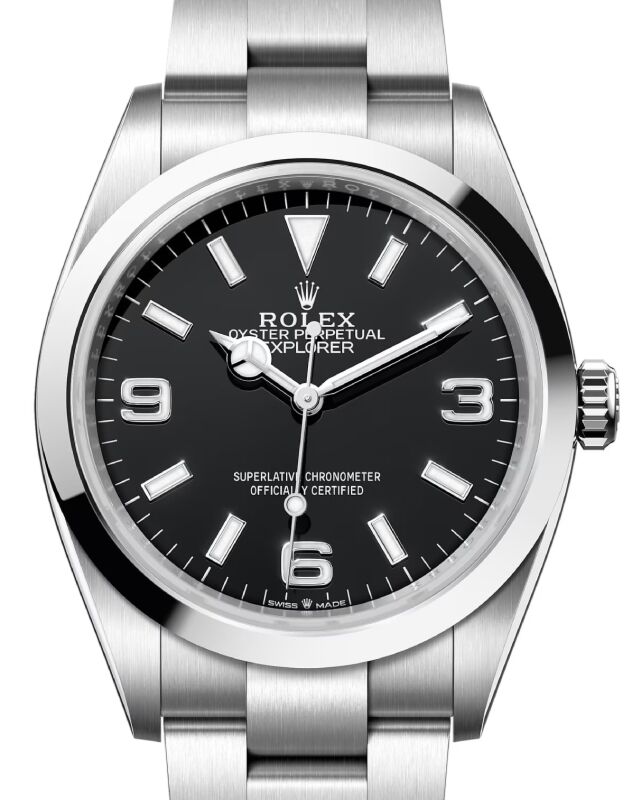 Rolex Explorer I 36 mm 1242701 Steel Black