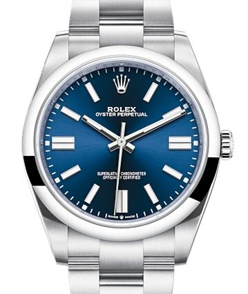 Rolex Oyster Perpetual 41 mm 124300BLSO Steel Luminous