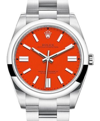 Rolex Oyster Perpetual 41 mm 124300CRSO Steel Luminous