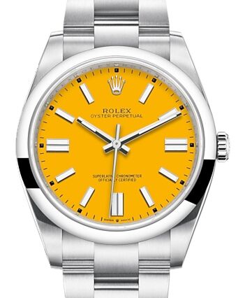 Rolex Oyster Perpetual 41 mm 124300YSO Steel Luminous
