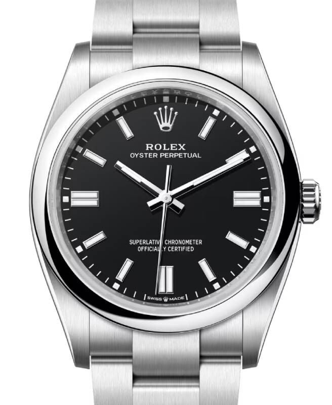 Rolex Oyster Perpetual 36 mm 126000BKSO Steel Luminous