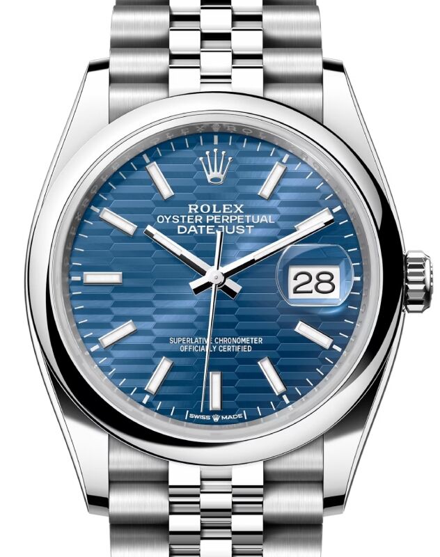 Rolex Datejust 36 36 mm 126200BSJ Steel Blue
