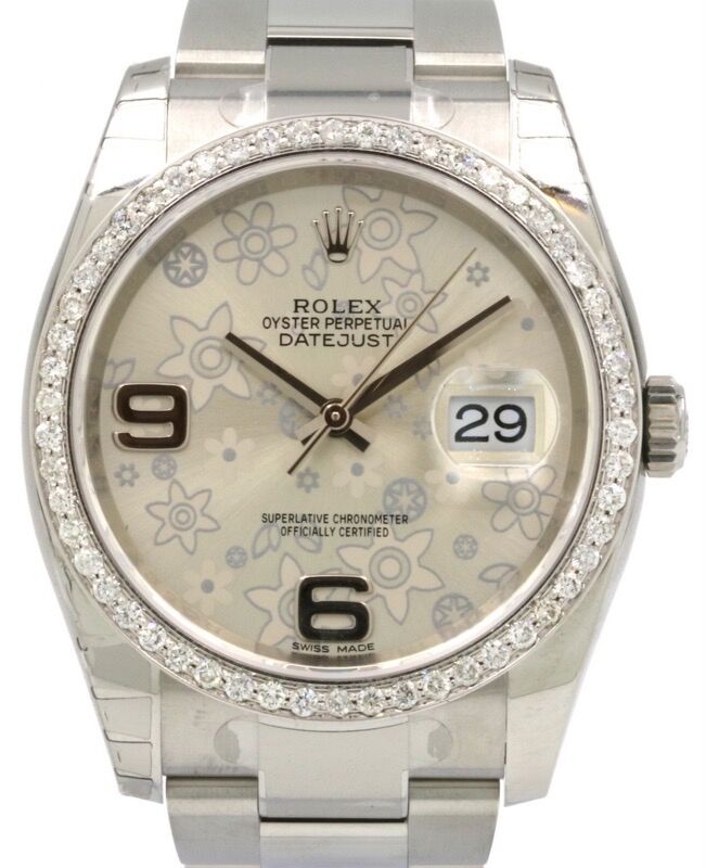 Rolex Datejust 36 36 mm 126200SFO Steel/White Gold/Diamonds Silver
