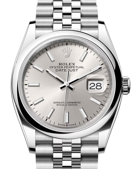 Rolex Datejust 36 36 mm 126200SSJ Steel Silver