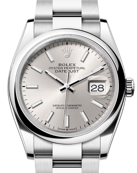 Rolex Datejust 36 36 mm 126200SSO Steel Silver
