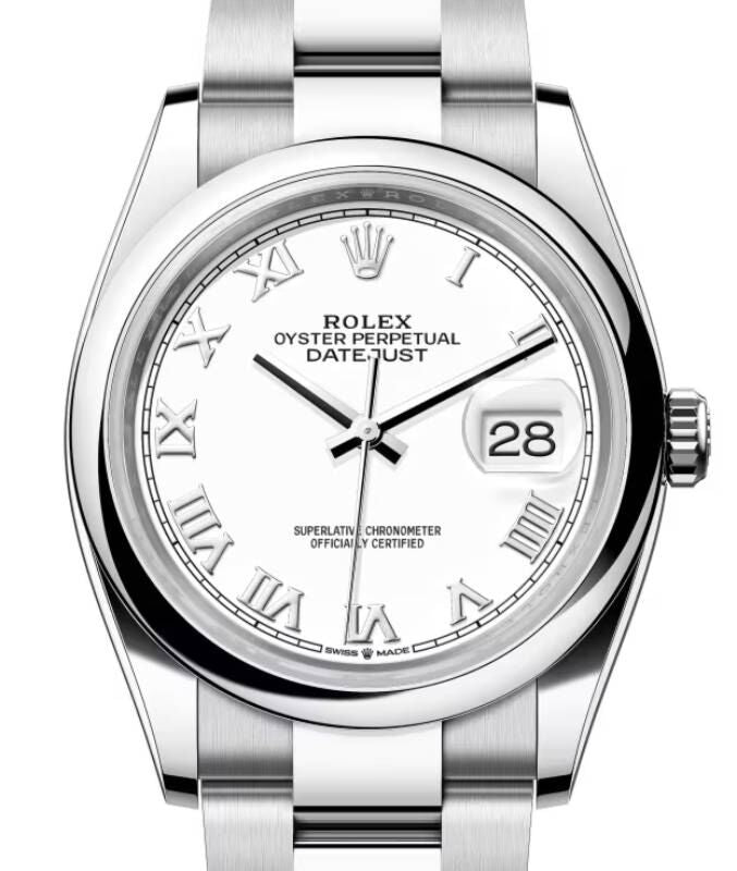 Rolex Datejust 36 36 mm 126200WRO Steel White