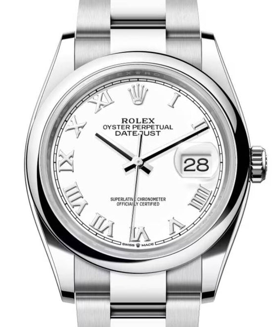Rolex Datejust 36 36 mm 126200WRO Steel White