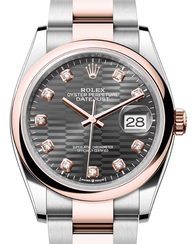 Rolex Datejust 36 36 mm 126201SLFMDO Steel/Rose Gold Slate