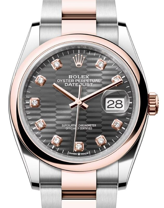 Rolex Datejust 36 36 mm 126201SLFMDO Steel/Rose Gold Slate