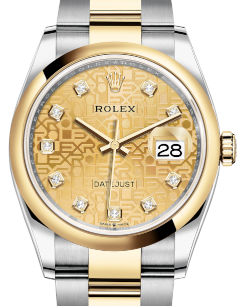 Rolex Datejust 36 36 mm 126203CJDO Steel/Yellow Gold Champagne