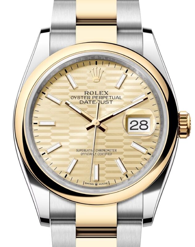 Rolex Datejust 36 36 mm 126203GJO Steel/Yellow Gold Golden
