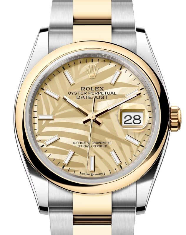 Rolex Datejust 36 36 mm 126203SSO Steel/Yellow Gold Golden