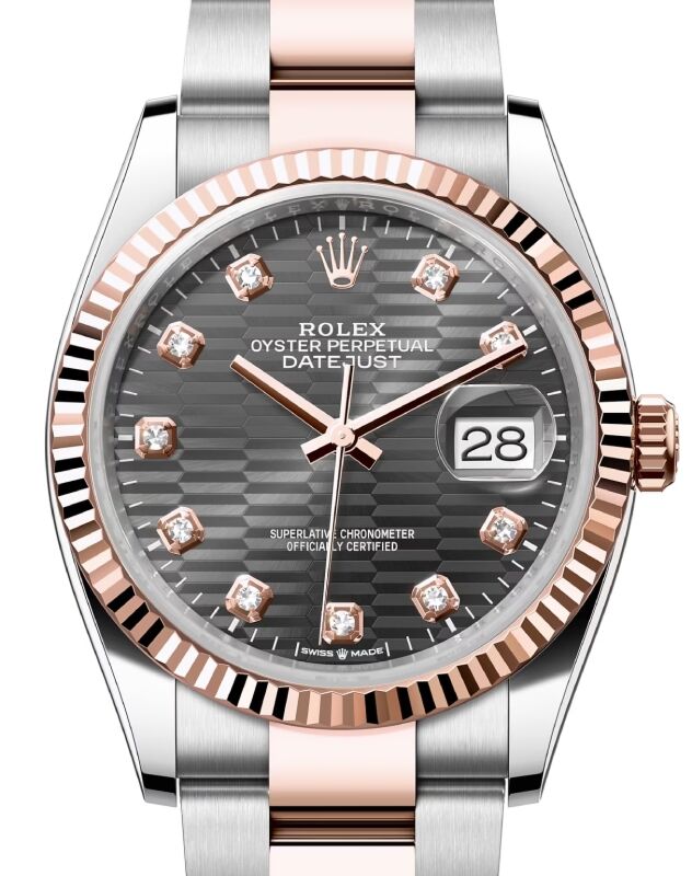 Rolex Datejust 36 36 mm 126231SLFMDO Steel/Rose Gold Slate