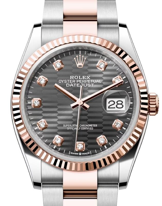 Rolex Datejust 36 36 mm 126231SLFMDO Steel/Rose Gold Slate