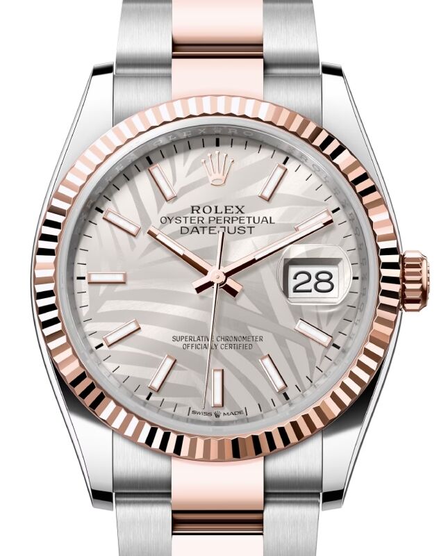 Rolex Datejust 36 36 mm 126231SPM Steel/Rose Gold Silver