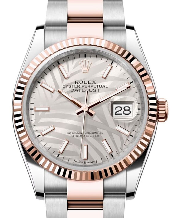 Rolex Datejust 36 36 mm 126231SPM Steel/Rose Gold Silver