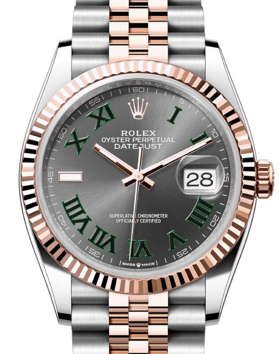 Rolex Datejust 36 36 mm 126231SRJ Steel/Rose Gold Slate