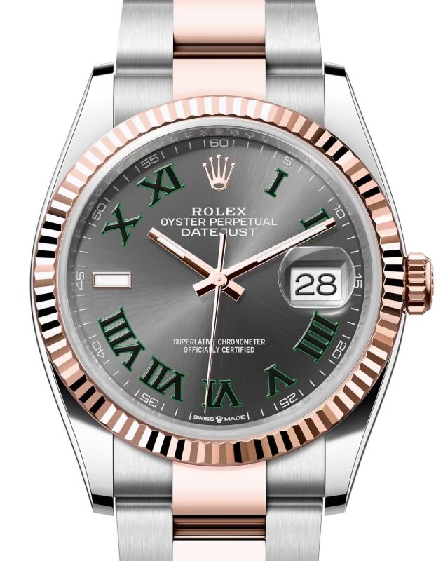 Rolex Datejust 36 36 mm 126231SRO Steel/Rose Gold Slate