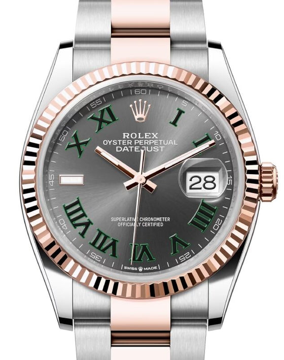 Rolex Datejust 36 36 mm 126231SRO Steel/Rose Gold Slate