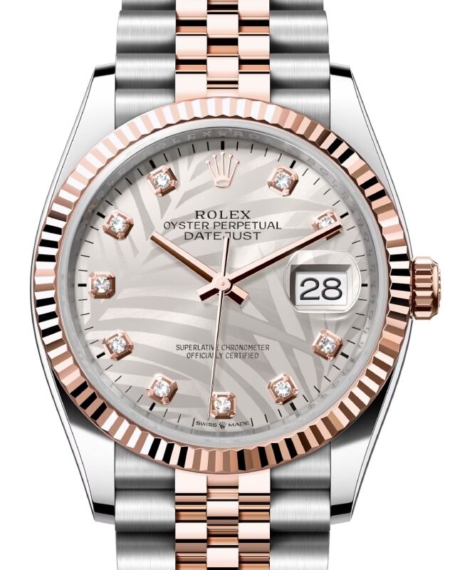 Rolex Datejust 36 36 mm 126231SVPMDJ Steel/Rose Gold Silver