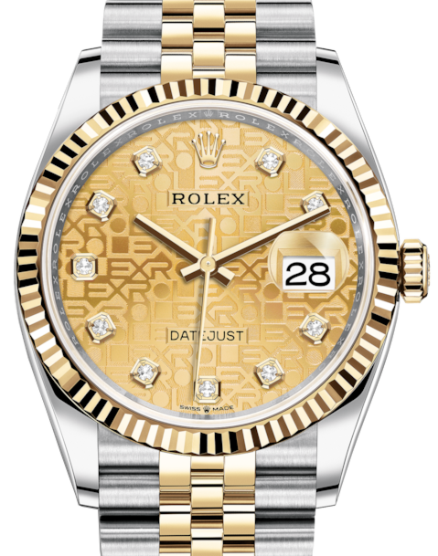 Rolex Datejust 36 36 mm 126233CJDJ Steel/Yellow Gold Champagne