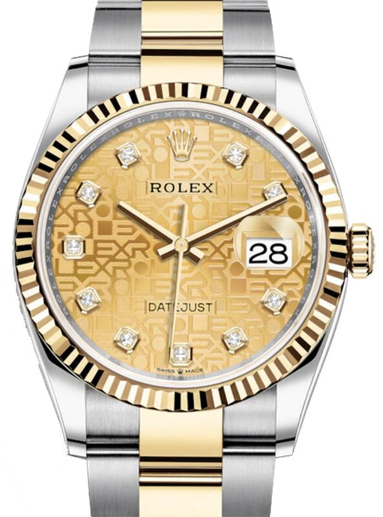 Rolex Datejust 36 36 mm 126233CJO Steel/Yellow Gold Champagne