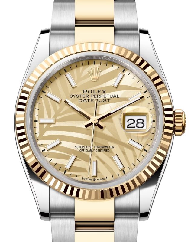 Rolex Datejust 36 36 mm 126233CMSO Steel/Yellow Gold Golden